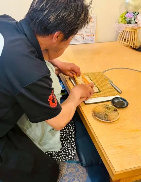 寿司作り体験写真４